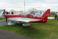 SP-YIA @ EGTB - exhibited at 2009 AeroExpo at Wycombe Air Park - by Terry Fletcher