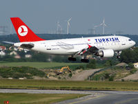 TC-JDB @ LOWW - Turkish Airbus A 310 as a special-guest in Vienna. - by Klaus Behrens