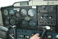G-BNOZ @ EGSF - Cockpit Photo G-BNOZ - by Alan Fuller