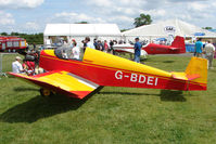 G-BDEI @ EGTB - exhibited at 2009 AeroExpo at Wycombe Air Park - by Terry Fletcher