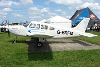G-BRFM @ EGTB - exhibited at 2009 AeroExpo at Wycombe Air Park