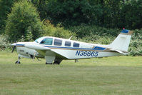 N36665 @ EGTB - Visitor to 2009 AeroExpo at Wycombe Air Park - by Terry Fletcher