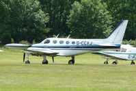 G-CCXJ @ EGTB - Visitor to 2009 AeroExpo at Wycombe Air Park - by Terry Fletcher