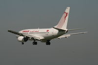 TS-ION @ EBBR - flight TU8432 is descending to rwy 25L