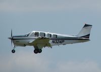 N324P @ SHV - Landing at the Shreveport Regional airport. - by paulp