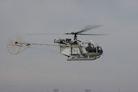 F-GLPV @ LOWF - Eurocopter France SE 313 B ALOUETTE II - by Juergen Postl