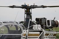 F-GLPV @ LOWF - Eurocopter France SE 313 B ALOUETTE II - by Juergen Postl