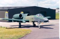 81-0985 @ EGVA - A-10A Thunderbolt of 92nd Tactical Fighter Squadron/81st Tactical Fighter Wing at the 1991 Intnl Air Tattoo at RAF Fairford. - by Peter Nicholson