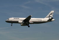 SX-DVI @ EBBR - flight A3 620 is descending to rwy 25L - by Daniel Vanderauwera