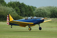 N33870 @ EGTH - 02538 arriving at Shuttleworth Collection Evening Air Display