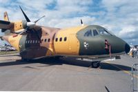 T19B-09 @ EGVA - CN236M-100 of the Spanish Air Force's Ala 35 on display at the 1991 Intnl Air Tattoo at RAF Fairford. - by Peter Nicholson