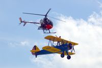 N7505B @ DVN - Quad Cities Air Show, with N49739 - by Glenn E. Chatfield