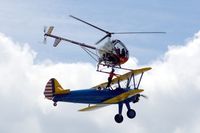 N7505B @ DVN - Quad Cities Air Show, with N49739 - by Glenn E. Chatfield