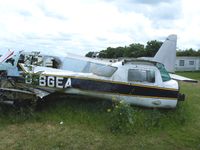 G-BGEA @ EGSP - Cessna F150, or what's left of it.