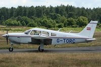 G-TORC @ EGHH - Private Cherokee at Bournemouth - by Les Rickman