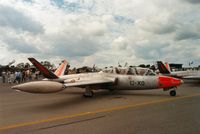 213 @ EGVA - French Air Force CM-170R Magister of EC-12, callsign Raglan 43, at the 1991 Intnl Air Tattoo at RAF Fairford. - by Peter Nicholson
