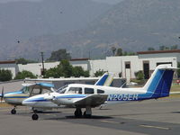 N205ER @ POC - Parked in Transient Parking - by Helicopterfriend