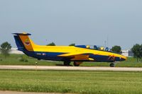 N429GC @ DVN - Quad Cities Air Show, Belongs to the engineering department, University of Iowa