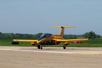 N429GC @ DVN - Quad Cities Air Show, Belongs to the engineering department, University of Iowa