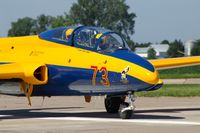 N429GC @ DVN - Quad Cities Air Show, Belongs to the engineering department, University of Iowa