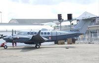 N352BC @ LFPB - Hawker Beechcraft/L-3 Integrated System King Air 350ER ISR (Intelligence, Surveillance, Reconnaissance) Prototype at the Aerosalon 2009, Paris - by Ingo Warnecke