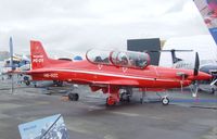 HB-HZC @ LFPB - Pilatus PC-21 Prototype at the Aerosalon 2009, Paris - by Ingo Warnecke