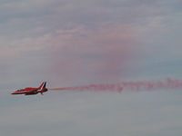 XX253 - Red Arrows - Royal Air Force Display Team. BAe Hawk Mk1 aircraft.