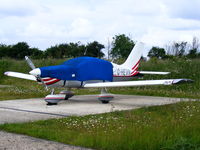 G-HEVN @ EGTN - at Enstone Airfield, Previous ID: D-EVHN - by Chris Hall