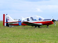 G-CBEK @ EGTN - wearing it ex RAF id XX700 - by Chris Hall