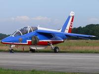 E134 @ EHVK - Dassault/Dornier Alpha Jet E F-TERM/2/134 French Air Force, Patrouille de France - by Alex Smit