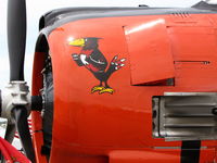 N28FL @ MYV - 1955 North American T-28B, c/n: 138292 with Magpie nose art @ Golden West EAA Fly-in - by Steve Nation