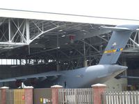 95-0107 @ CHS - C-17 in hangar - by rupert2829