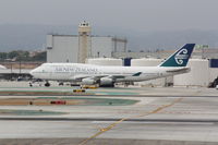 ZK-NBU @ LAX - Taxiing To Gate - by Mel II