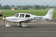 N790BH @ EGBJ - Cirrus SR22 at Staverton - by Terry Fletcher