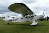 G-BIAP @ EGSX - Piper PA-16 at North Weald on 2009 Air Britain Fly-in Day 1 - by Terry Fletcher