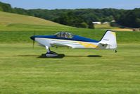 N156CP @ 2D7 - Departing 28 at the Beach City, Ohio Father's Day fly-in.
