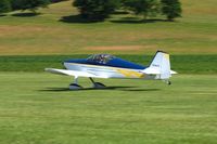 N156CP @ 2D7 - Departing 28 at the Beach City, Ohio Father's Day fly-in.