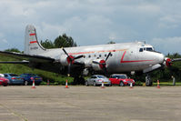 N31356 @ EGSX - DC4 Skymaster , ex 44-42914 , at North Weald on 2009 Air Britain Fly-in Day 1 - by Terry Fletcher