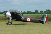 G-BZNK @ EGNW - MS315E in French Air Force colours at Wickenby on 2009 Wings and Wheel Show - by Terry Fletcher