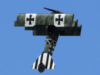 G-CDXR @ LOXZ - Fokker Dr. 1 Triplane