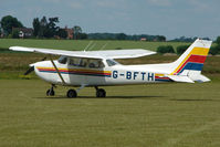 G-BFTH @ EGNW - Cessna F172N  at Wickenby on 2009 Wings and Wheel Show - by Terry Fletcher
