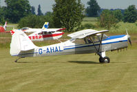 G-AHAL @ EGNW - Auster J1N at Wickenby on 2009 Wings and Wheel Show - by Terry Fletcher