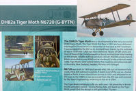 G-BYTN @ EGNW - History of 1939 Tiger Moth - formerly N6720 - marks stll worn at Wickenby on 2009 Wings and Wheel Show - by Terry Fletcher
