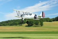 N770ST @ 2D7 - Landing on 28 at the Beach City, Ohio Father's Day fly-in.