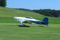N806RG @ 2D7 - Departing 28 at the Beach City, Ohio Father's Day fly-in.