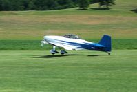 N806RG @ 2D7 - Departing 28 at the Beach City, Ohio Father's Day fly-in.