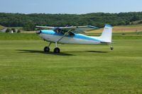 N1512C @ 2D7 - Departing 28 at the Beach City, Ohio Father's Day fly-in. - by Bob Simmermon