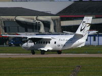 OK-TCA @ EGNR - Manx2 L-410 departing from R/W 04 - by Chris Hall