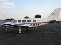 N3558X @ KAXN - 1980 Piper PA-31-350 Navajo operated by Midwest Aviation - by Kreg Anderson