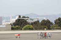 N98485 @ SMO - Landing RWY 21 - by Mel II